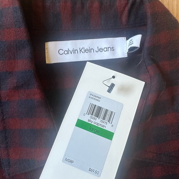 Men’s Calvin Klein flannel - Picture 2 of 2